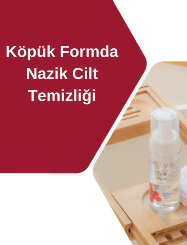 Decubal Face Wash Hassas ve Kuru Ciltler için Yüz Temizleme Köpüğü