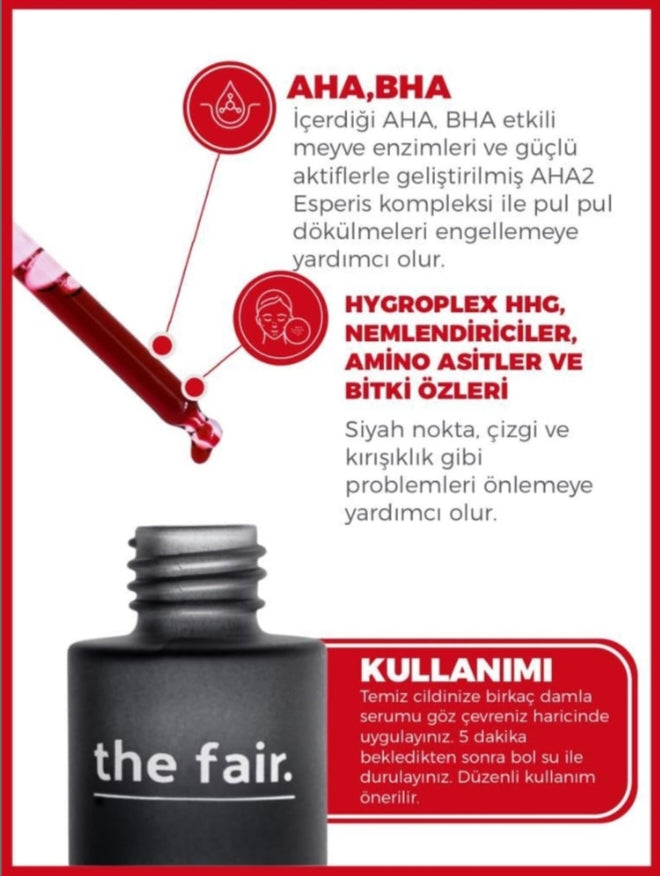 The Fair AHABHA Peel Bright Vegan Leke Giderici Cilt Serumu