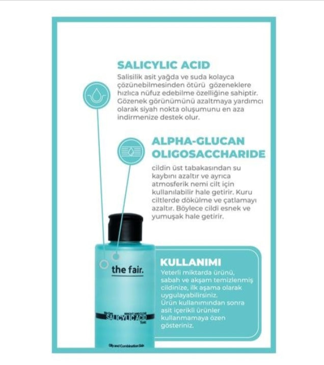 The Fair Bright and Clear Salisilik Asit Tonik 200 ml