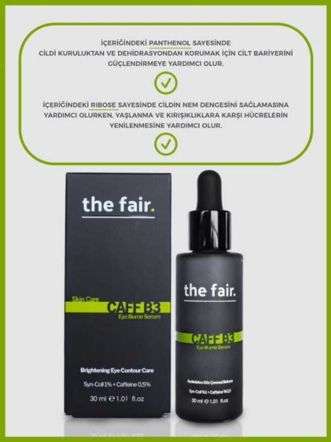 The Fair Caff-B3 Eye Illume Vegan Göz Çevresi Serumu 30 ml