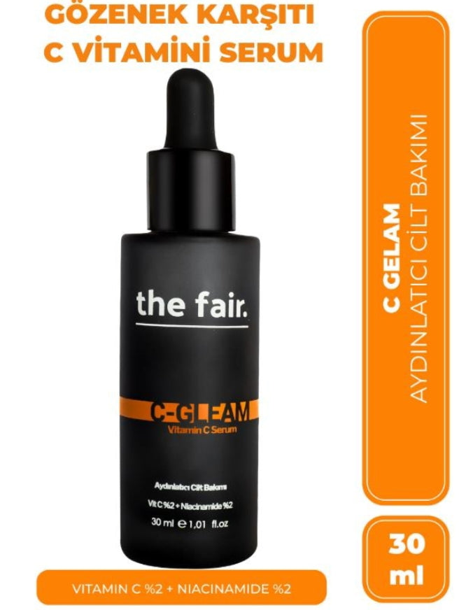 The Fair C-Gleam Leke Giderici Gözenek Bakımı Vegan Cilt Serumu