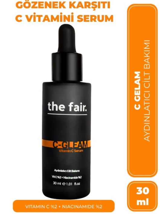 The Fair C-Gleam Leke Giderici Gözenek Bakımı Vegan Cilt Serumu