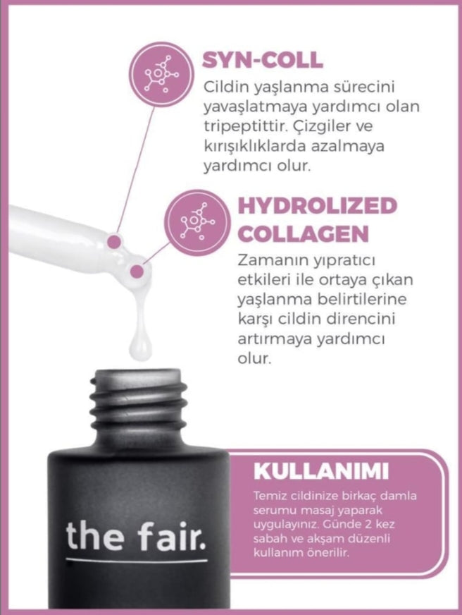 The Fair Days Long Fill-in Collagen Vegan Yaşlanma Karşıtı Serum