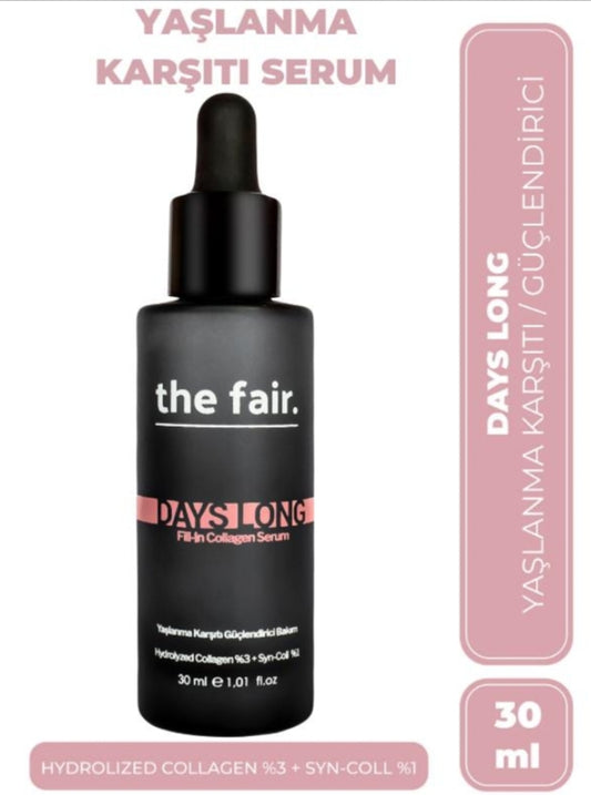 The Fair Days Long Fill-in Collagen Vegan Yaşlanma Karşıtı Serum