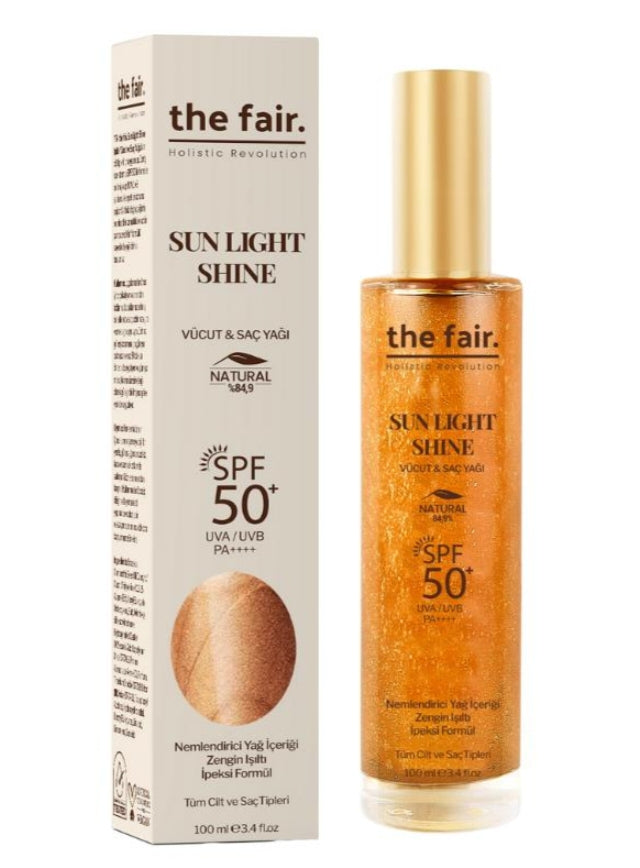 The Fair Sun Light Shine SPF 50+/PA++++ Parıltılı Güneş Koruyucu