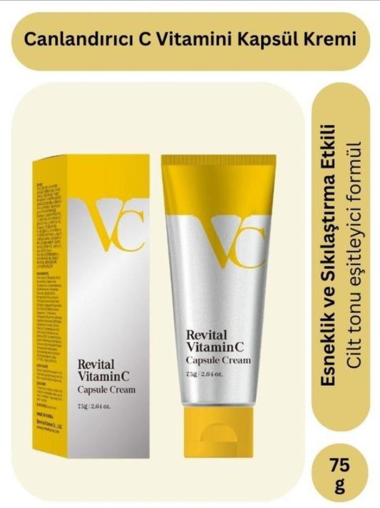 Dr+MEDM Revital Vitamin C Cilt Canlandırıcı, Ton Eşitleyici ve Sıkılaştırıcı Krem 75 ml