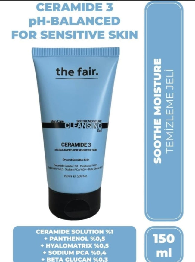 Multi HA Hydro Infused Hyalüronik Asit Vegan Nemlendirici Cilt Serumu ve The Fair Ceramide 3 Hassas ve Kuru Cilt Temizleme Jeli