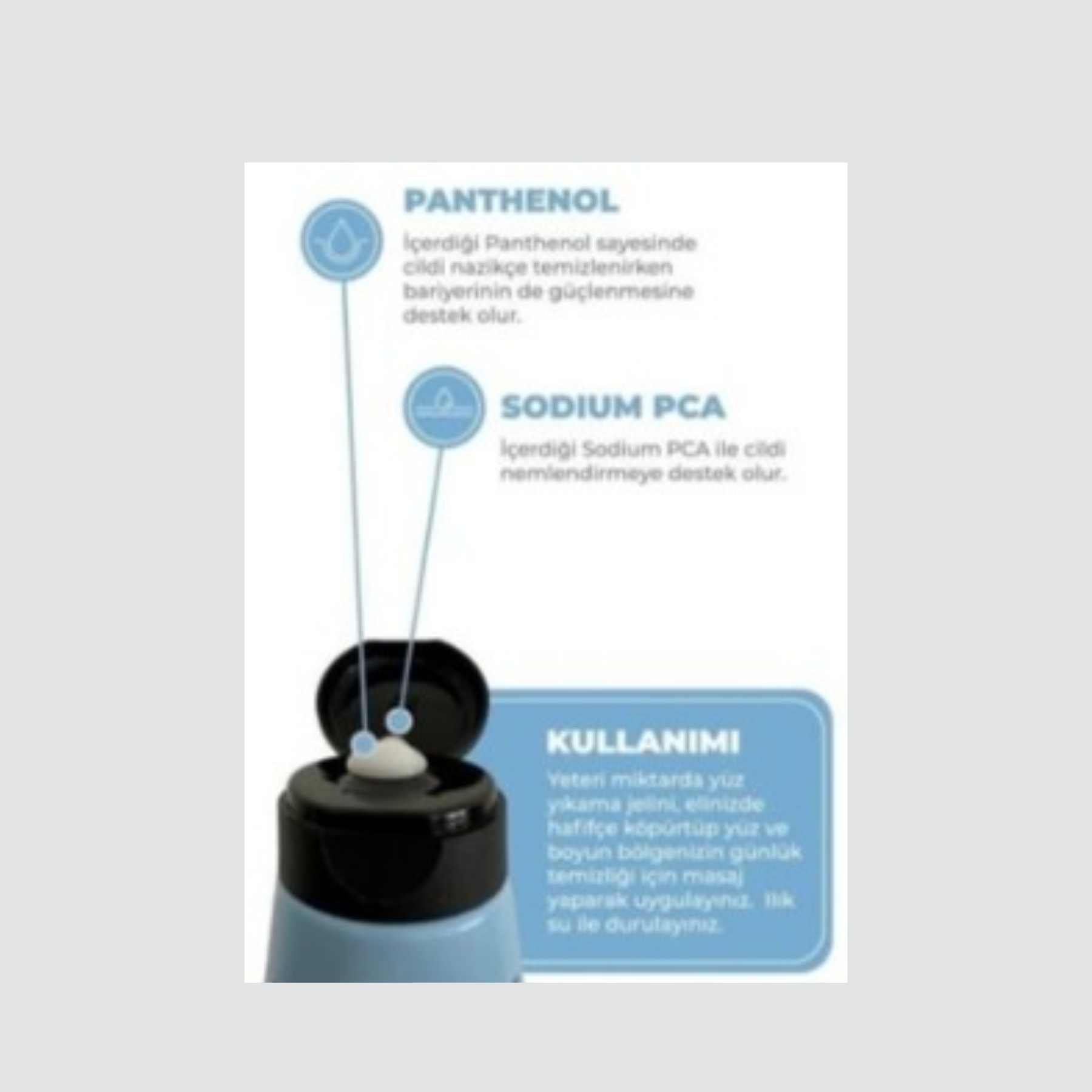 The Fair Temizleme Jeli ceramide ile cildi nemlendirirken temizler