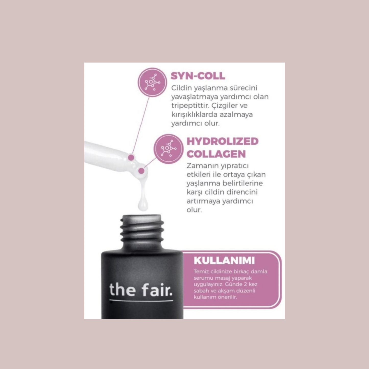 Kolajen Yaşlanma Karşıtı Serum - The Fair