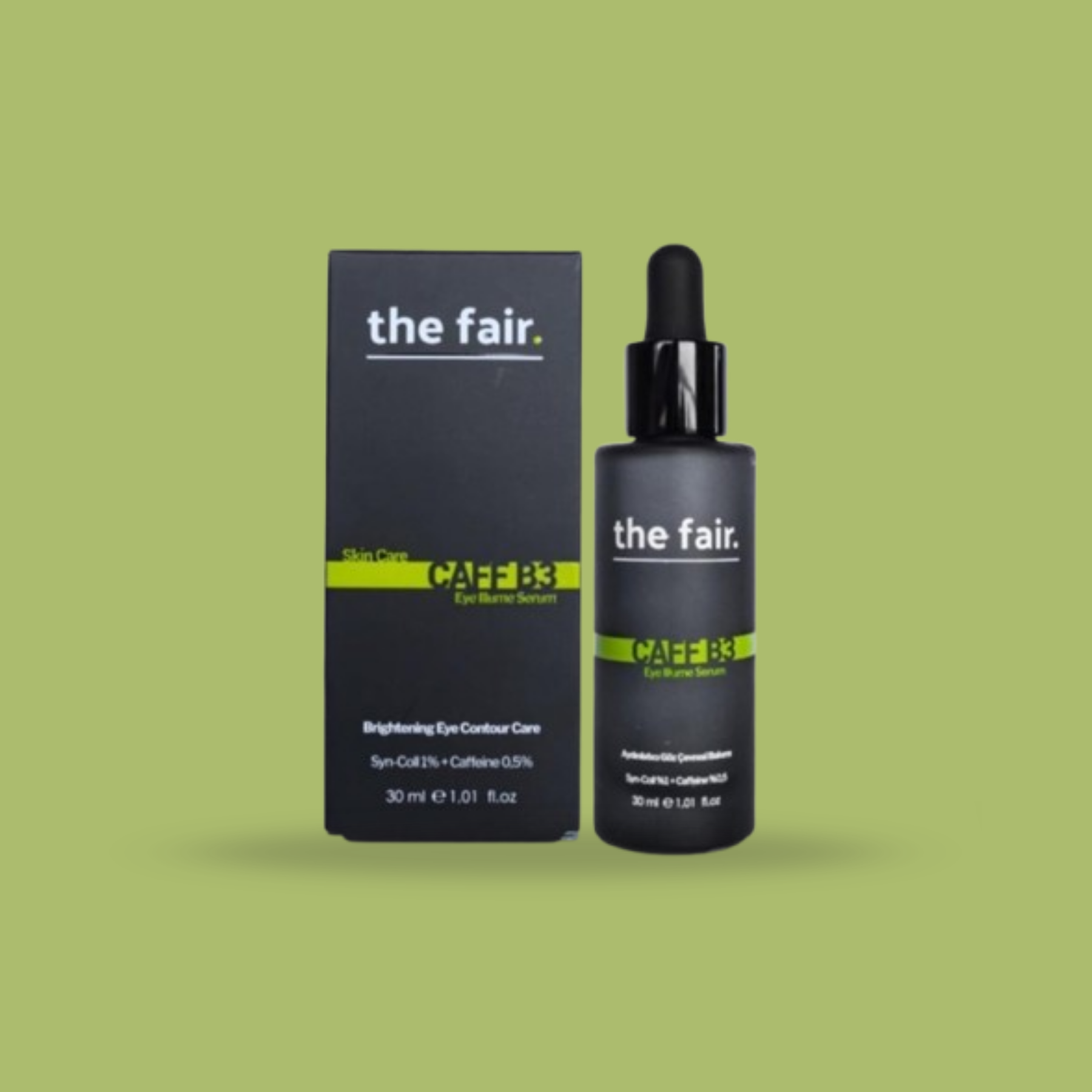 The Fair Caff-B3 Göz Çevresi Serumu - Koyu halka ve şişlik giderici